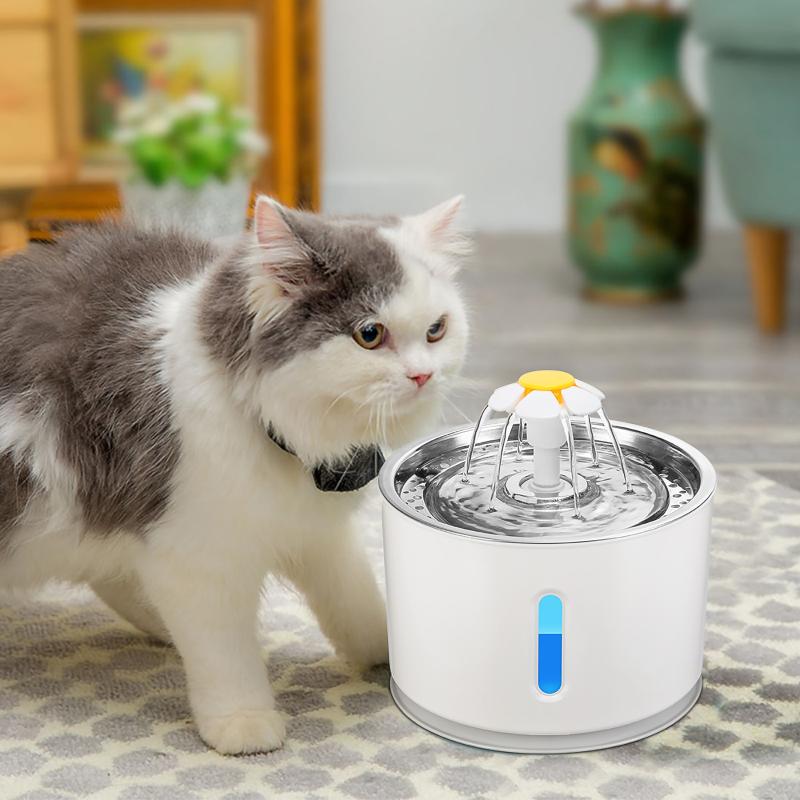 Cat Bowls & Feeders 2.4L Automatic Water Fountain Pet Dog Drinking Bowl Drop Dispenser Feeder LED Lighting USB Power Adapter
Cat Bowls & Feeders 2.4L Automatic Water Fountain Pet Dog Drinking Bowl Drop Dispenser Feeder LED Lighting USB Power Adapter