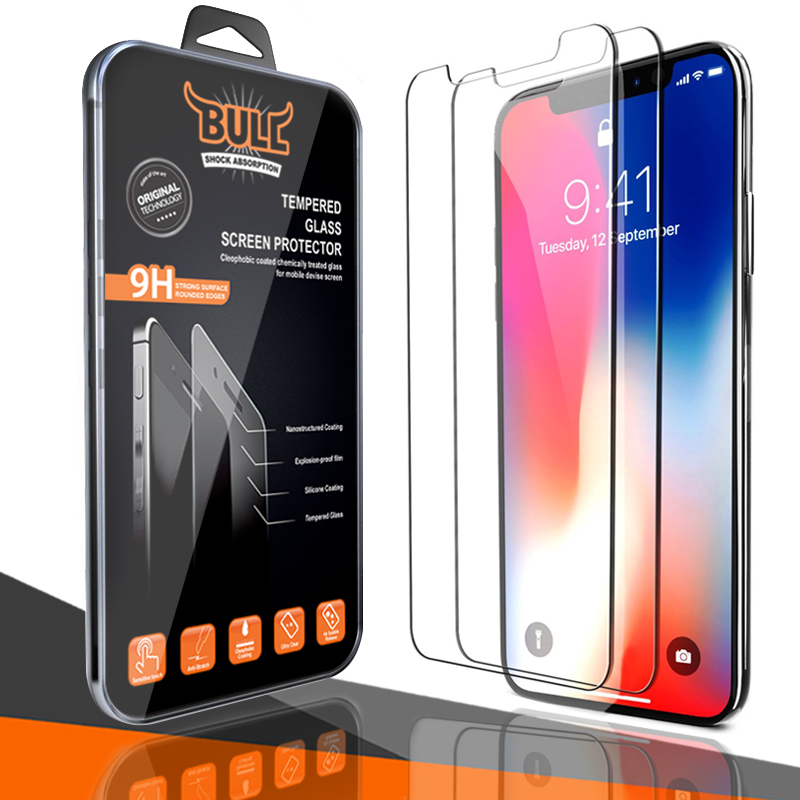 Screen Protectors Shock Bull Brand Tempered Glass Cell Phone Protector For Iphone 12 Mini 11 PRO XR XS Max X 6 7 Plus Samsung Galaxy S21 S20 Note20 Ultra A52 A50 A60 2.5D
Screen Protectors Shock Bull Brand Tempered Glass Cell Phone Protector For Iphone 12 Mini 11 PRO XR XS Max X 6 7 Plus Samsung Galaxy S21 S20 Note20 Ultra A52 A50 A60 2.5D
