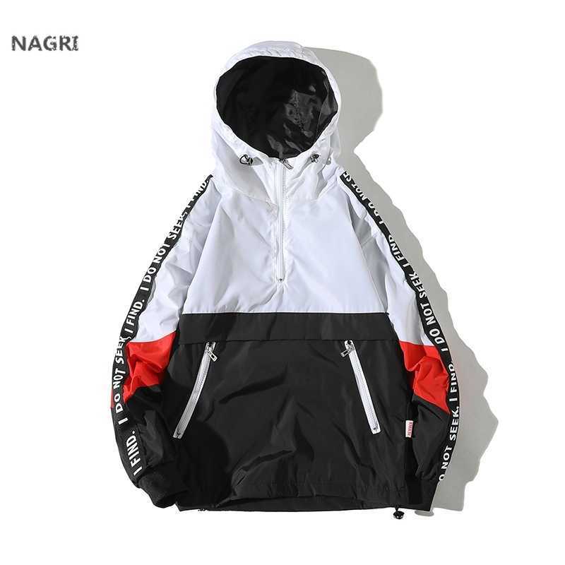 Windbreaker Jacket Men Spring Summer Casual Sports Hip Hop Streetwear Patchwork Splice Fashion Unisex Hooded Zipper Brand Jacket X0621, Blue
Windbreaker Jacket Men Spring Summer Casual Sports Hip Hop Streetwear Patchwork Splice Fashion Unisex Hooded Zipper Brand Jacket X0621, Blue