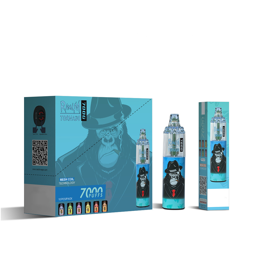 RandM tornado 7000puffs disposable E cigarette vape pen 20colors available with lgb lights
RandM tornado 7000puffs disposable E cigarette vape pen 20colors available with lgb lights