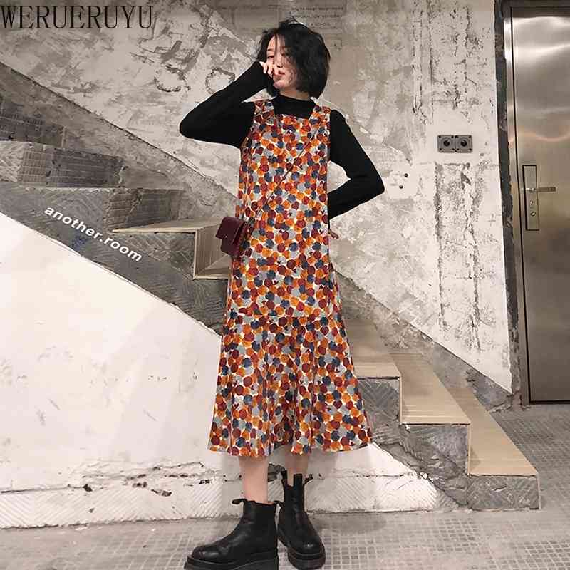 WERUERUYU Autumn Winter Knitted Dress Women V Neck Casual Midi Sweater Dress Loose Tank Top Mermaid Dresses Ladies 210608, Photo color
WERUERUYU Autumn Winter Knitted Dress Women V Neck Casual Midi Sweater Dress Loose Tank Top Mermaid Dresses Ladies 210608, Photo color