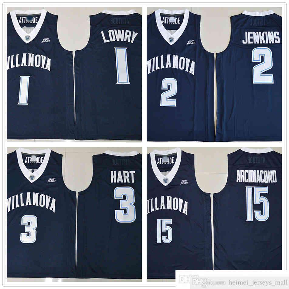 NCAA Villanova Wildcats College Jerseys 1 Kyle Lowry 2 Kris Jenkins 3 Josh Hart 15 Ryan Arcidiacono Basketball Jersey Navy Blue Color, Black
NCAA Villanova Wildcats College Jerseys 1 Kyle Lowry 2 Kris Jenkins 3 Josh Hart 15 Ryan Arcidiacono Basketball Jersey Navy Blue Color, Black