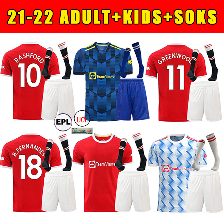 21 22 SANCHO Manchester soccer jerseys UNITED Fans version BRUNO FERNANDES MARTIAL UTD POGBA RASHFORD football shirt 2021 2022 women man + kids kit socks, Ml0060
21 22 SANCHO Manchester soccer jerseys UNITED Fans version BRUNO FERNANDES MARTIAL UTD POGBA RASHFORD football shirt 2021 2022 women man + kids kit socks, Ml0060