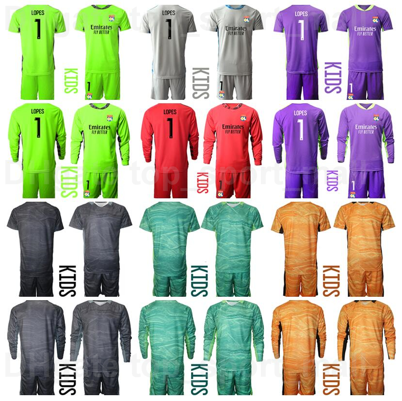 Kids Goalie Long Sleeve Lyonnais Lyon Youth Anthony Lopes Jersey Set 1 Goalkeeper GK Soccer 30 Julian Pollersbe Children Football Shirt Kits, Black
Kids Goalie Long Sleeve Lyonnais Lyon Youth Anthony Lopes Jersey Set 1 Goalkeeper GK Soccer 30 Julian Pollersbe Children Football Shirt Kits, Black