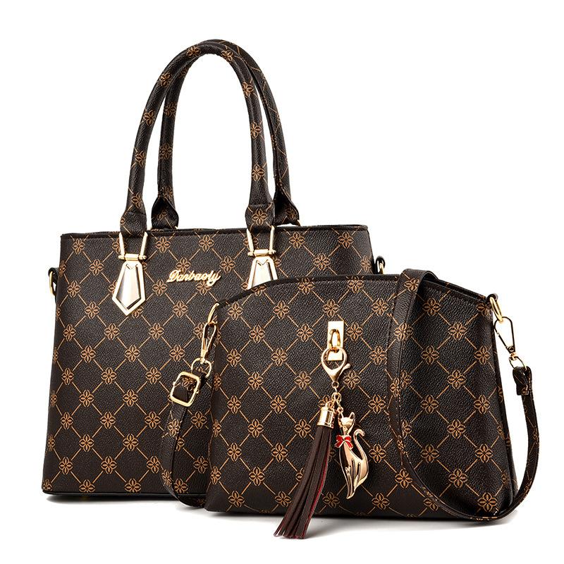 Evening Bags Elegant Women Set 2 Pcs Leather Handbag Tote Bag Ladies Shoulder For Messenger Sac A Main High Quality
Evening Bags Elegant Women Set 2 Pcs Leather Handbag Tote Bag Ladies Shoulder For Messenger Sac A Main High Quality