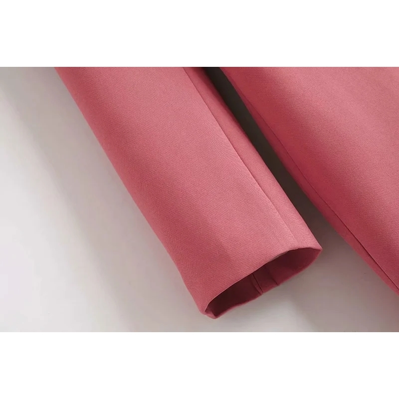 vintage women long jackets autumn office ladies suits fashion female red single button casual girls 210430