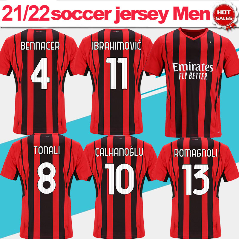 New Soccer Jersey 2021 2022 IBRAHIMOVIC Home Soccer Shirt 21/22 THEO ROMAGNOLI Football Uniform fans version Customized, No name no number
New Soccer Jersey 2021 2022 IBRAHIMOVIC Home Soccer Shirt 21/22 THEO ROMAGNOLI Football Uniform fans version Customized, No name no number