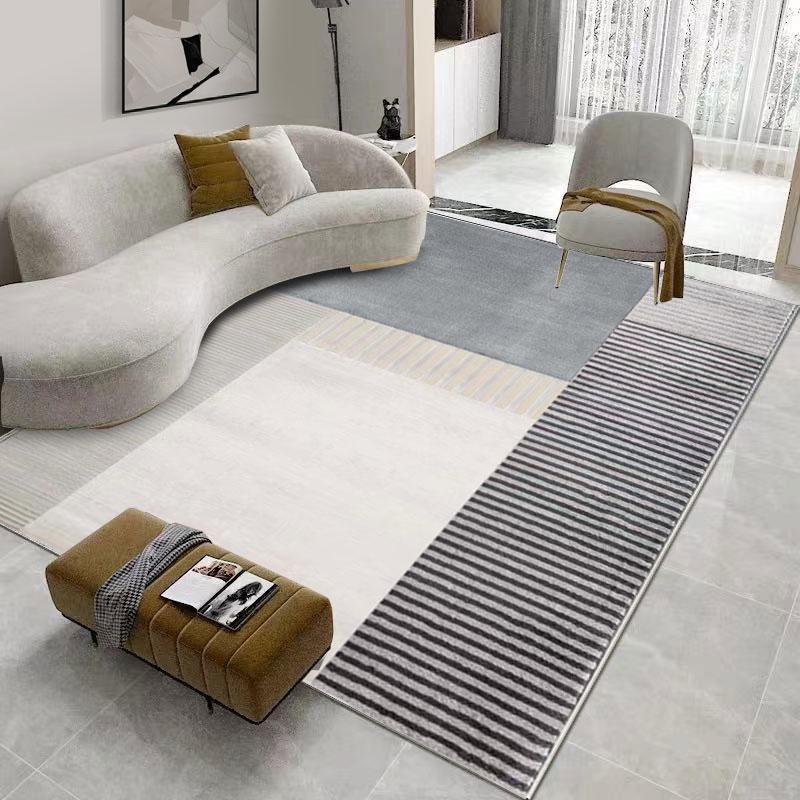 Carpets Nordic Gray Modern Living Room Carpet Soft And Simple Bedroom Light Luxury Floor Mats Home Non-Slip Decorative
Carpets Nordic Gray Modern Living Room Carpet Soft And Simple Bedroom Light Luxury Floor Mats Home Non-Slip Decorative