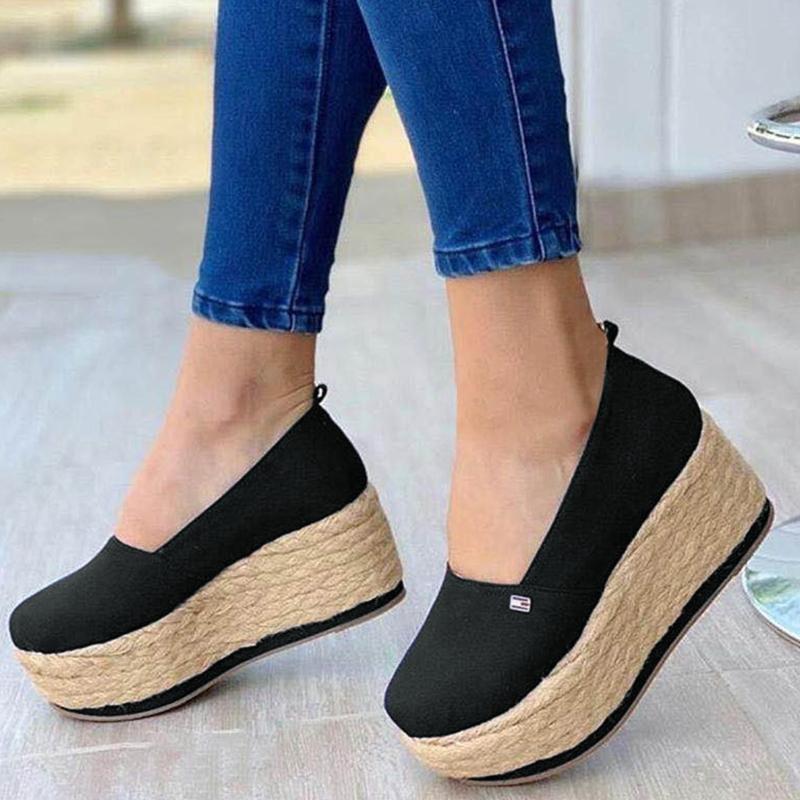 Sandals Women's Wedge Heel Slip Toe Platform Thick Bottom Multicolor Slippers Casual Female Summer Shoes Footwear, Black
Sandals Women's Wedge Heel Slip Toe Platform Thick Bottom Multicolor Slippers Casual Female Summer Shoes Footwear, Black