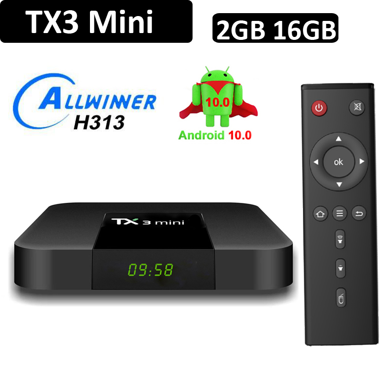 Android 10 OTT TV Box Tx3 Mini Allwinner H313 Quad Core 1G 8G 2GB 16GB 4K Smart Streaming Media Player
Android 10 OTT TV Box Tx3 Mini Allwinner H313 Quad Core 1G 8G 2GB 16GB 4K Smart Streaming Media Player