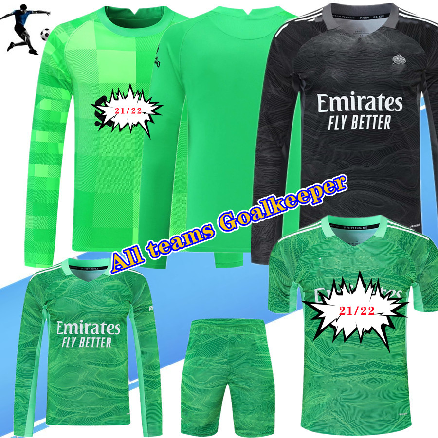 2021 2022 Goalkeeper Full Madri ISCO Messi soccer jerseys set Ronaldo PULISIC PEPE BENZEMA Short football shirt Long sleeve Men kits Camiset, Black;yellow
2021 2022 Goalkeeper Full Madri ISCO Messi soccer jerseys set Ronaldo PULISIC PEPE BENZEMA Short football shirt Long sleeve Men kits Camiset, Black;yellow