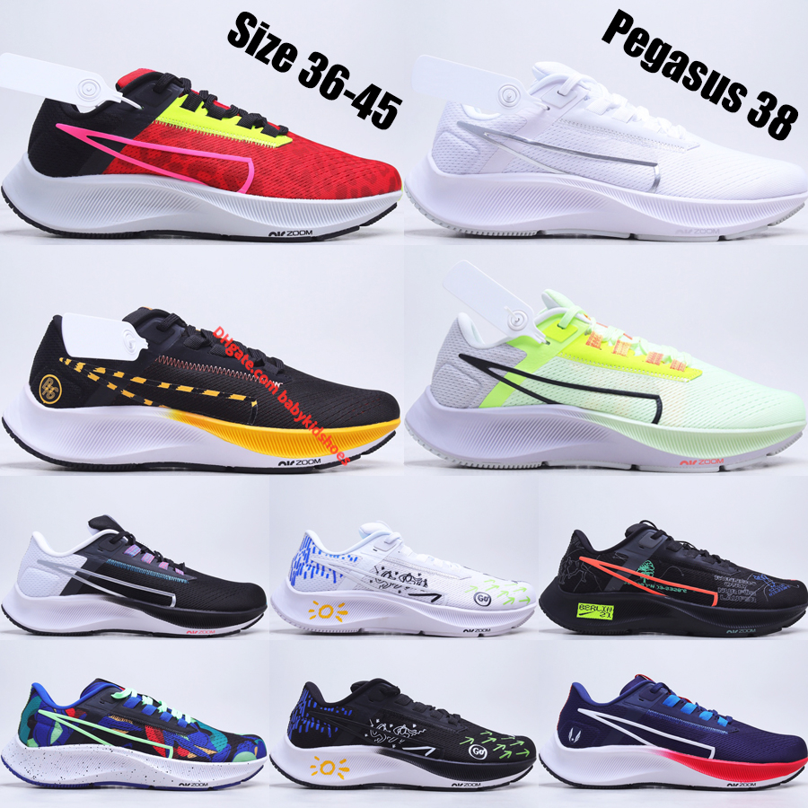 Zoomx Pegasus 38 Running Shoes High Quality Chile Red Black Platinum Tint Hyper Pink Navy Blue Ribbon Sports Female Male Outdoor Sneakers Size 5.5-11, Black graffiti
Zoomx Pegasus 38 Running Shoes High Quality Chile Red Black Platinum Tint Hyper Pink Navy Blue Ribbon Sports Female Male Outdoor Sneakers Size 5.5-11, Black graffiti