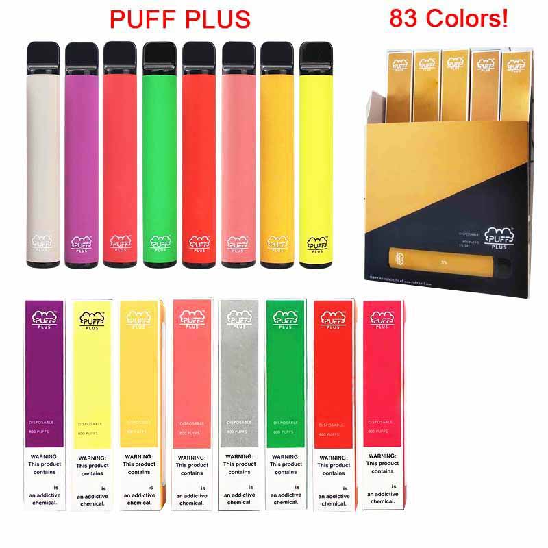 Puff Bar Plus 83 Color Disposable cigarettes vape pen Device 450mAh Battery 800 Puffs 3.2ml Bars prefilled xxl double stick bang air lux
Puff Bar Plus 83 Color Disposable cigarettes vape pen Device 450mAh Battery 800 Puffs 3.2ml Bars prefilled xxl double stick bang air lux