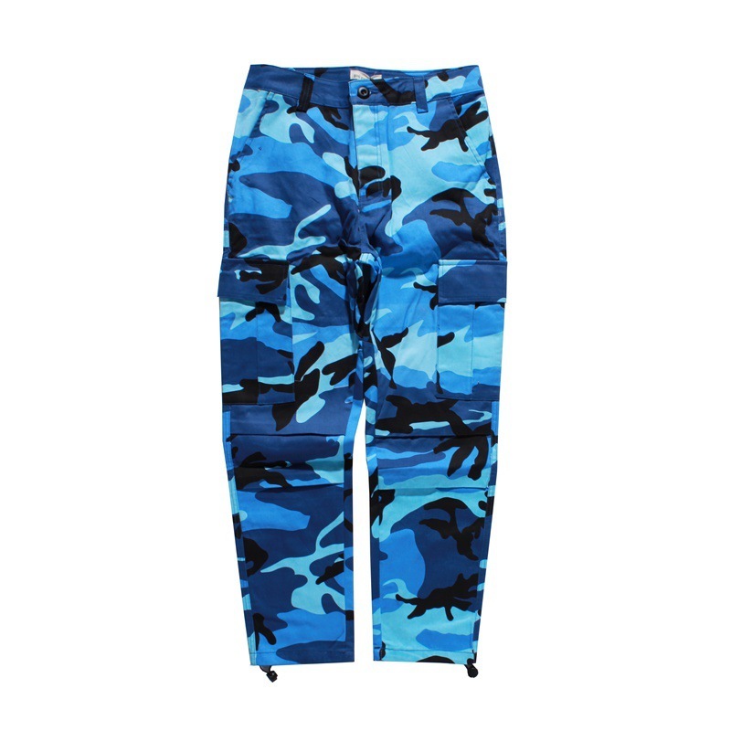 Color Camo Cargo Pant Mens Baggy Camouflage Trousers Hip Hop Harem Casual Hiphop High Fashion Street Male Streetwear Jogger 210518