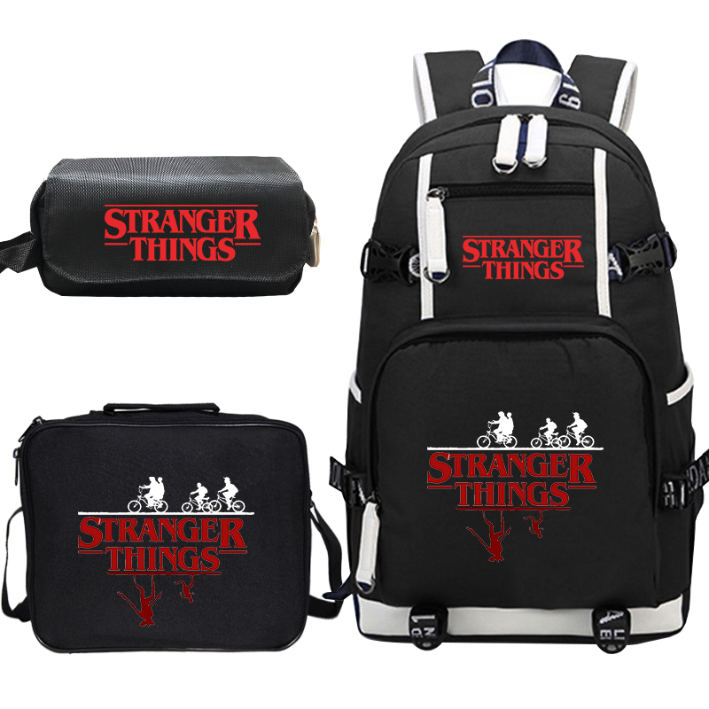 Stranger Things Canvas Backpack Set School Bags for Girls Boys College Students Travel Rucksack Teenage Laptop Travel Backpacks, Lunch bag 13
Stranger Things Canvas Backpack Set School Bags for Girls Boys College Students Travel Rucksack Teenage Laptop Travel Backpacks, Lunch bag 13