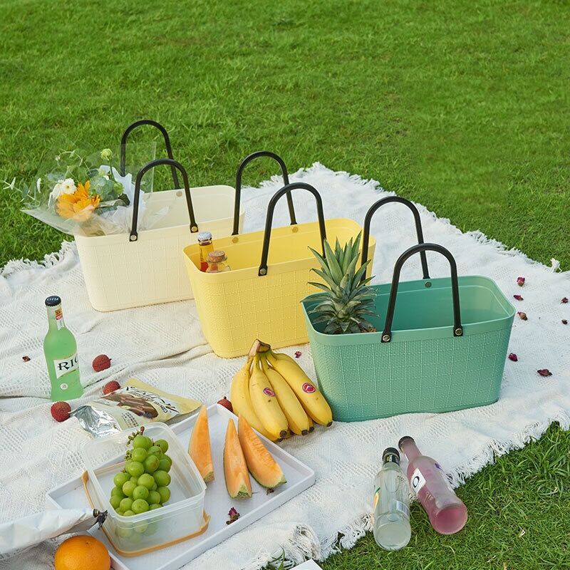Storage basket Bath portable blue Beach Bag Japanese plastic Picnic Fruit and Vegetable rattan Sundries
Storage basket Bath portable blue Beach Bag Japanese plastic Picnic Fruit and Vegetable rattan Sundries
