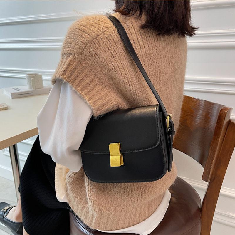 Evening Bags High Quality Ladies Shoulder Bag 2021 Trendy Autumn Simple Small Square Korean Retro Messenger Fashion Female, Beige
Evening Bags High Quality Ladies Shoulder Bag 2021 Trendy Autumn Simple Small Square Korean Retro Messenger Fashion Female, Beige