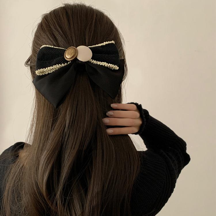 Hair Accessories 2021 Korean Pearl Bow Hairpin Xiaoxiang Turn Back Spring Clip Girl Ins Top Female Band
Hair Accessories 2021 Korean Pearl Bow Hairpin Xiaoxiang Turn Back Spring Clip Girl Ins Top Female Band