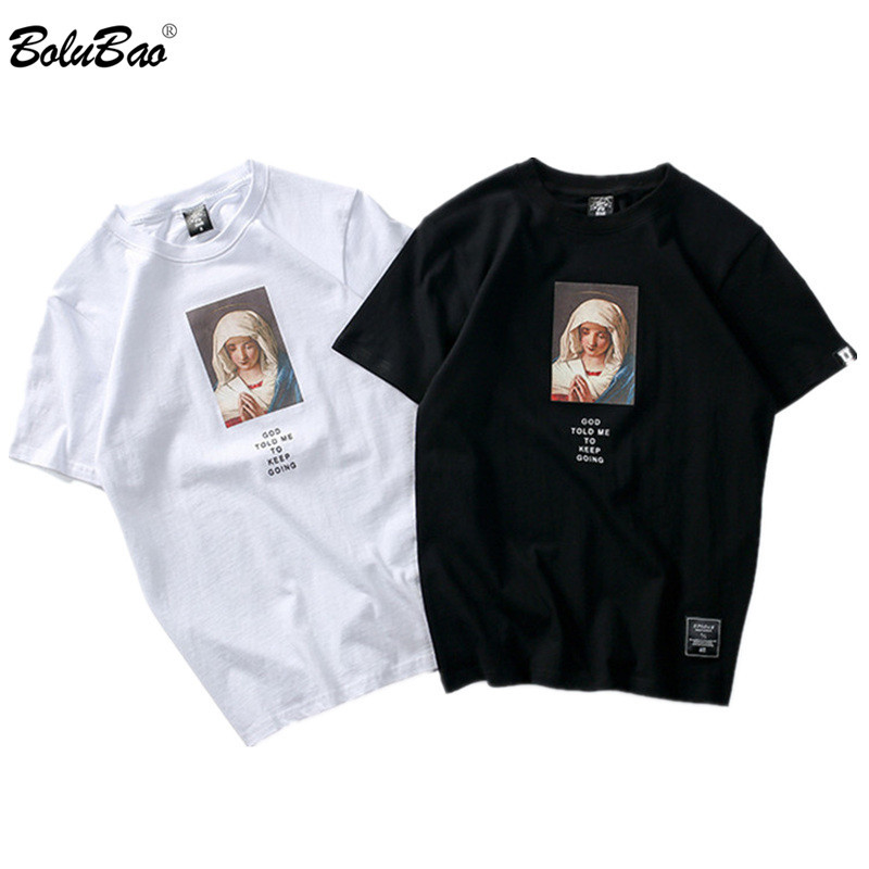 BOLUBAO Fashion Brand Printing Men's T Shirt Casual Short Sleeve T-Shirt Summer Hip Hop Men T Shirt Street Clothing Tops 210518, White
BOLUBAO Fashion Brand Printing Men's T Shirt Casual Short Sleeve T-Shirt Summer Hip Hop Men T Shirt Street Clothing Tops 210518, White