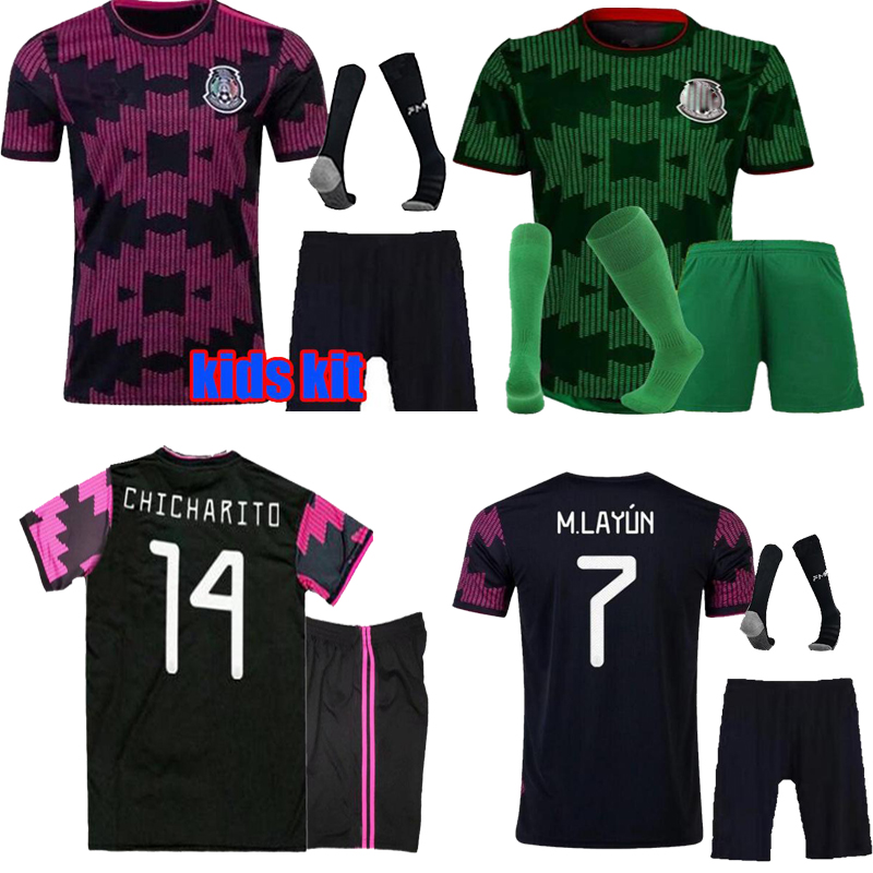 2021 Mexico soccer jersey home 20 21 CHICHARITO LOZANO DOS SANTOS football shirt Kids kit sets uniforms, Black
2021 Mexico soccer jersey home 20 21 CHICHARITO LOZANO DOS SANTOS football shirt Kids kit sets uniforms, Black