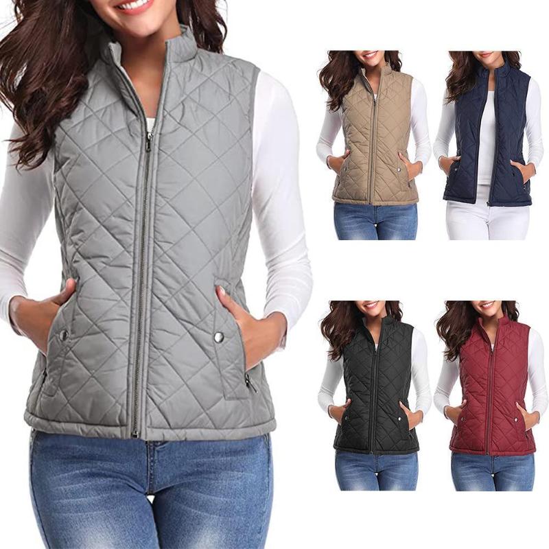 Women's Vests Autumn Winter Women Sleeveless Jacket Vest With Zipper Windproof Warm Waistcoat Short Style Size XS-2XL, Black;white
Women's Vests Autumn Winter Women Sleeveless Jacket Vest With Zipper Windproof Warm Waistcoat Short Style Size XS-2XL, Black;white