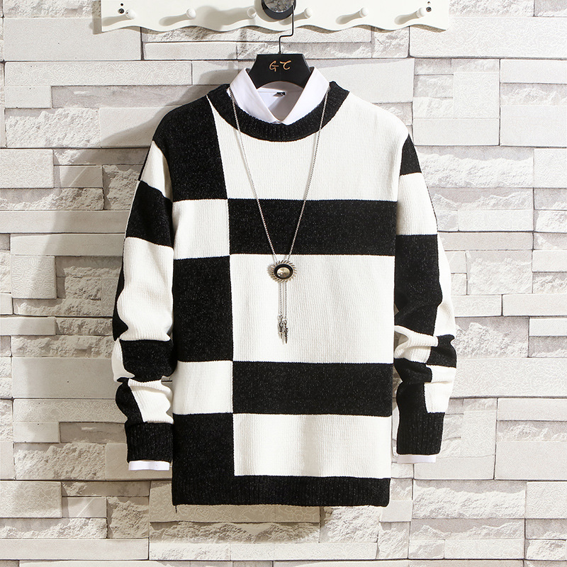 Colorblock Patchwork Knitted Sweater Men Contrast Warm Splice Thick Casual Sweaters Geometry Korean Style Oversized Mens Coats 210524, White
Colorblock Patchwork Knitted Sweater Men Contrast Warm Splice Thick Casual Sweaters Geometry Korean Style Oversized Mens Coats 210524, White