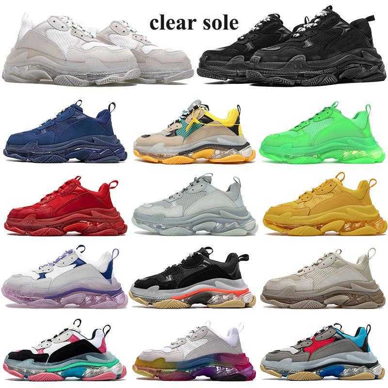 New triple-s clear sole Casual Shoes white black neon green navy grey green clear sole Men Women Sneakers fluo red Paris Dad Trainers
New triple-s clear sole Casual Shoes white black neon green navy grey green clear sole Men Women Sneakers fluo red Paris Dad Trainers