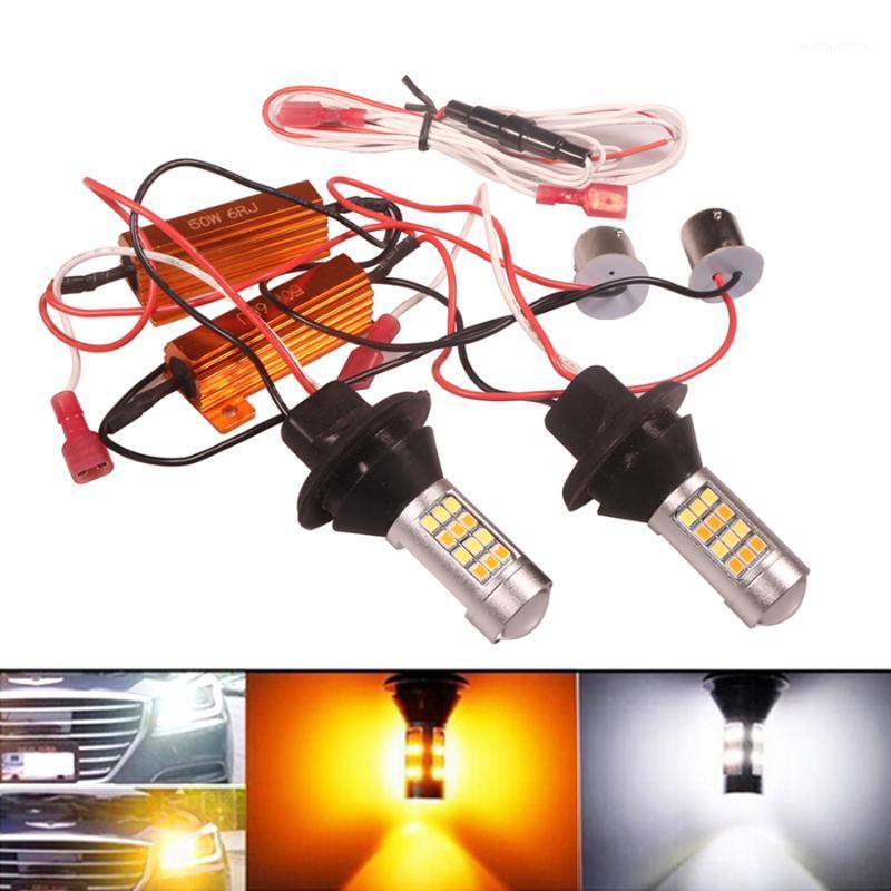 Emergency Lights NHAUTP 2Pcs P21W PY21W W21W LED Canbus Bulbs Error Free Car Turn Signal DRL Dual Color 1156 BA15S T20 Auto Lamp
Emergency Lights NHAUTP 2Pcs P21W PY21W W21W LED Canbus Bulbs Error Free Car Turn Signal DRL Dual Color 1156 BA15S T20 Auto Lamp