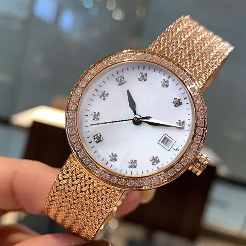 Luxury Watches Diamonds Lady Wristwatch Quartz Movement Gold Wrist Watch Gifts montre de luxe Femme Stainless Steel Women Dress Wristwatches, Slivery;brown
Luxury Watches Diamonds Lady Wristwatch Quartz Movement Gold Wrist Watch Gifts montre de luxe Femme Stainless Steel Women Dress Wristwatches, Slivery;brown
