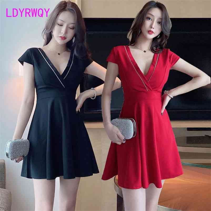 LDYRWQY summer Korean fashion deep V sexy slim temperament socialite dress Office Lady Polyester 210603, Black
LDYRWQY summer Korean fashion deep V sexy slim temperament socialite dress Office Lady Polyester 210603, Black
