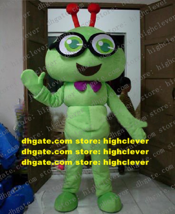 Green Savoury Bean Worm Carpenterworm Caterpillar Bug Ant Mascot Costume Adult Wearing Glasses Red Antennae Up Tail ZZ3246, Red;yellow
Green Savoury Bean Worm Carpenterworm Caterpillar Bug Ant Mascot Costume Adult Wearing Glasses Red Antennae Up Tail ZZ3246, Red;yellow