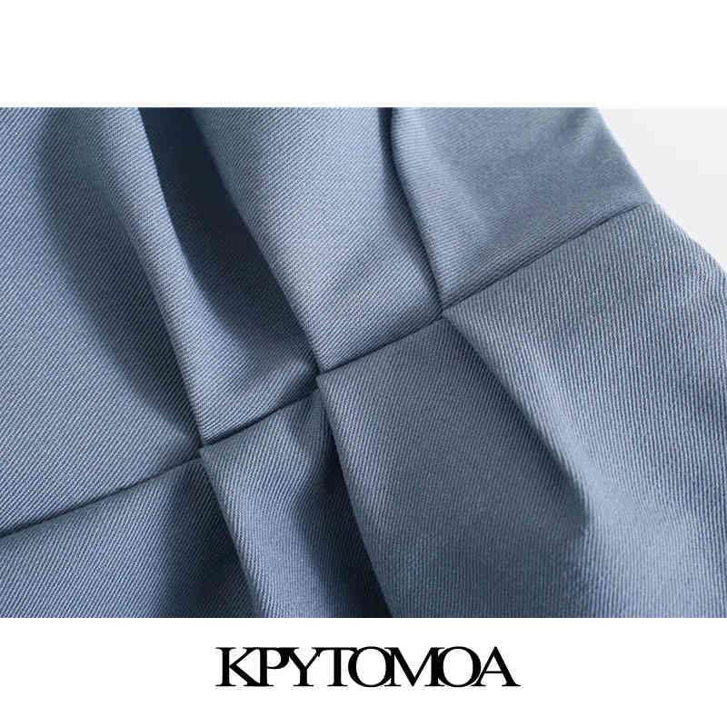 Women Chic Fashion With Lining Pleated Mini Skirt High Waist Back Zipper Female Mujer 210420