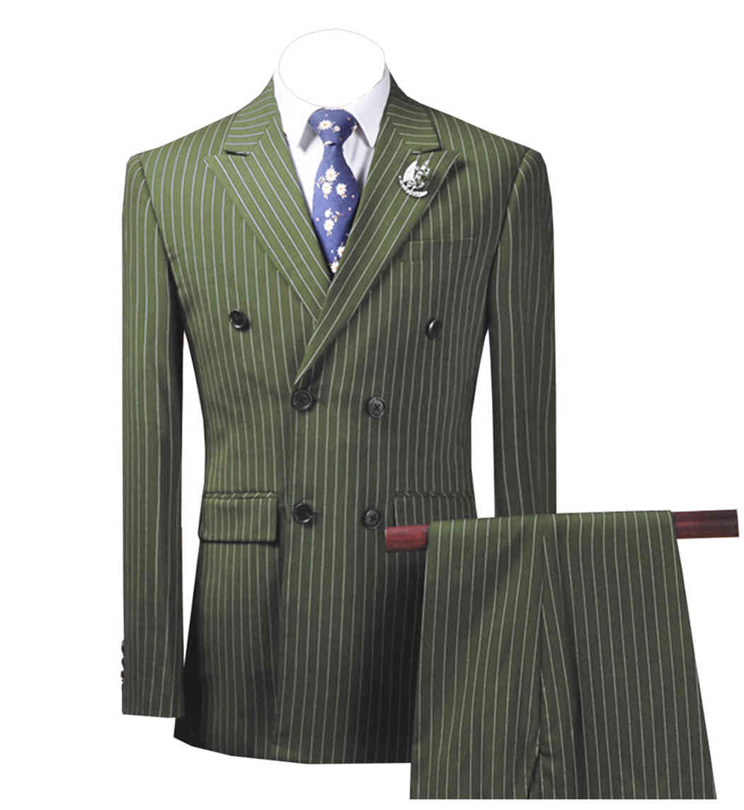 Men' Suits & Blazers 2-piece men' pinstripe suit business grey green tweed Brown Wool evening (jacket + pants, Black
Men' Suits & Blazers 2-piece men' pinstripe suit business grey green tweed Brown Wool evening (jacket + pants, Black