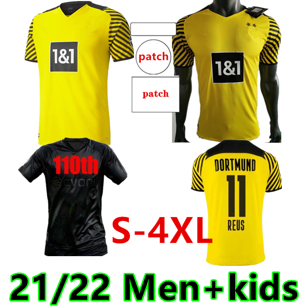 Size:S-4XL dortmund 21 22 soccer jersey 110th Borussia football shirt HAALAND REUS NEONGELB BELLINGHAM SANCHO HUMMELS BRANDT Player men + kids kit maillot de foot, 21/22 home player
Size:S-4XL dortmund 21 22 soccer jersey 110th Borussia football shirt HAALAND REUS NEONGELB BELLINGHAM SANCHO HUMMELS BRANDT Player men + kids kit maillot de foot, 21/22 home player