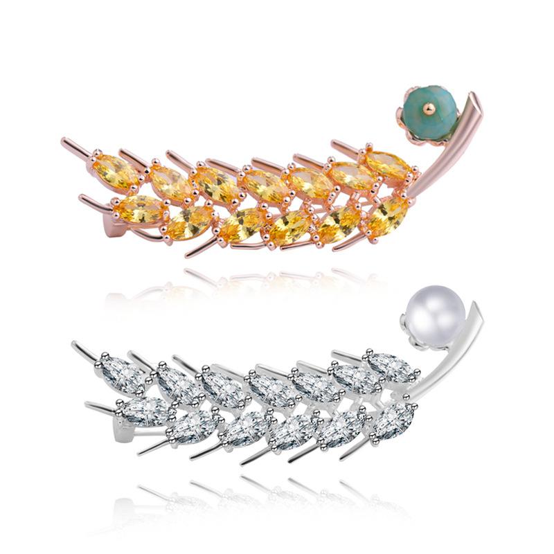 Pins, Brooches High Quality Wheat Spike Inlay Water Drill Pearl Brooch Metal Retro Sweater Pin Good Friend Gift Wholesale
Pins, Brooches High Quality Wheat Spike Inlay Water Drill Pearl Brooch Metal Retro Sweater Pin Good Friend Gift Wholesale