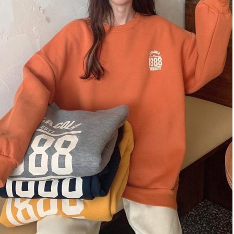Women's Hoodies & Sweatshirts Autumn And Winter Korean 2021 Loose Medium Long Style Plush Thickened Large Size Hoodless Age Reducing Couple, Gray
Women's Hoodies & Sweatshirts Autumn And Winter Korean 2021 Loose Medium Long Style Plush Thickened Large Size Hoodless Age Reducing Couple, Gray