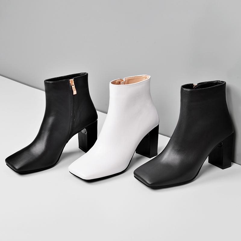 Boots Women Ankle Genuine Leather Plus Size 22-26.5 Cm Feet Length For Shoes Woman Autumn, Black
Boots Women Ankle Genuine Leather Plus Size 22-26.5 Cm Feet Length For Shoes Woman Autumn, Black