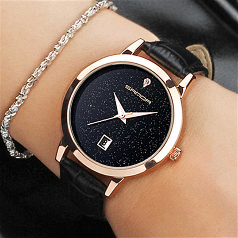 SANDA brand quartz watch ladies waterproof leather fashion romantic woman Relogio Faminino 210616, Pink
SANDA brand quartz watch ladies waterproof leather fashion romantic woman Relogio Faminino 210616, Pink