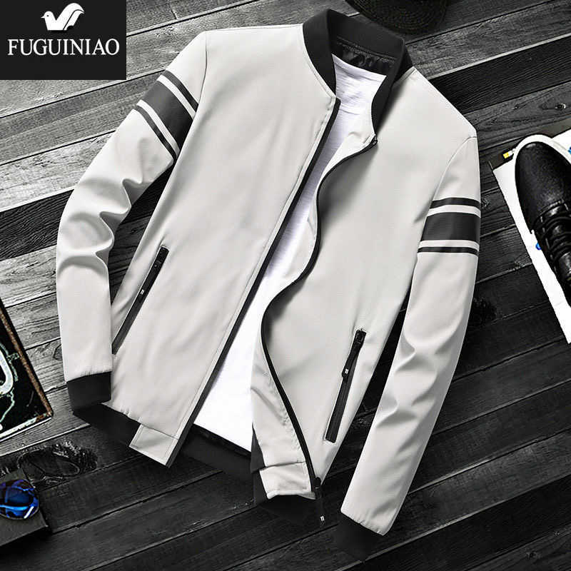 Spring Men's Bomber Zipper Jacket Male Casual Streetwear Hip Hop Slim Fit Pilot Coat Men Embroidered Clothing 211009