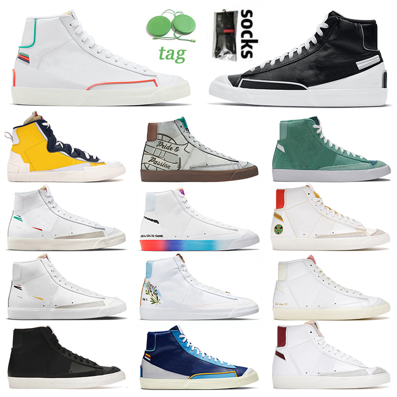 New Arrival NK Blazer Mid 77 Running Shoes Vintage Blue Void Black White Beach Pine Green Jade Ash Have A Good Game Indigo Overlays Mens Women Trainers Sneakers 36-45, B23 white pink 36-40
New Arrival NK Blazer Mid 77 Running Shoes Vintage Blue Void Black White Beach Pine Green Jade Ash Have A Good Game Indigo Overlays Mens Women Trainers Sneakers 36-45, B23 white pink 36-40