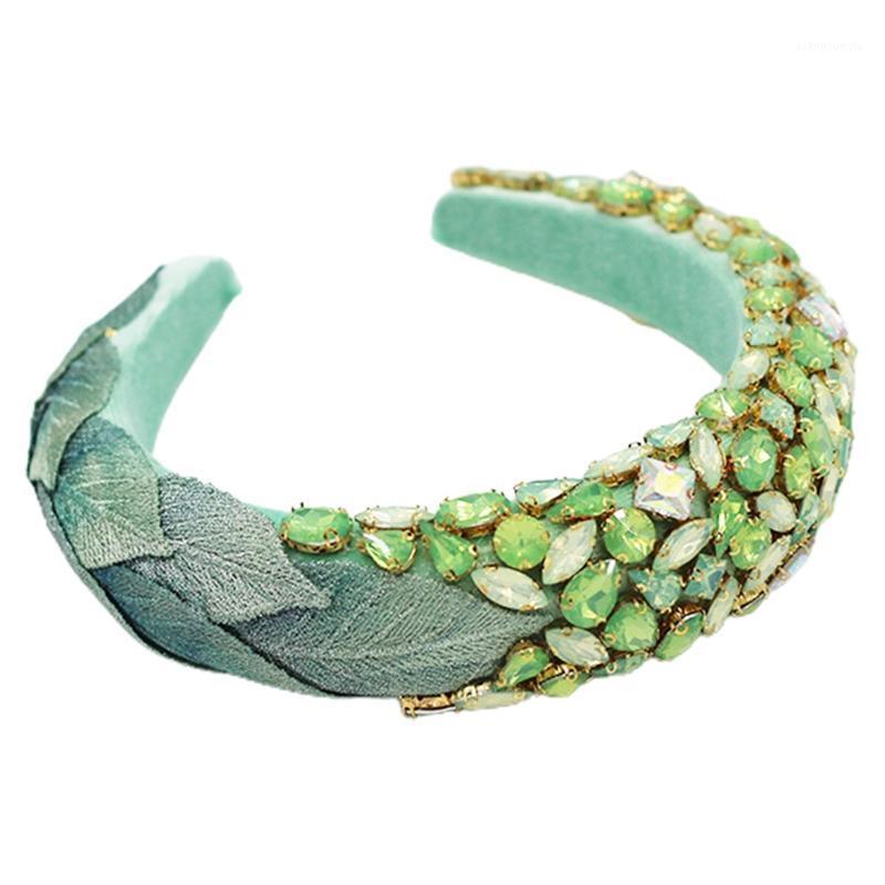 Hair Clips & Barrettes Baroque Colorful Geometric Crystal Headband Charm Flannel Leaves Thick Sponge Band Women Wedding Headwear C1FE, Golden;silver
Hair Clips & Barrettes Baroque Colorful Geometric Crystal Headband Charm Flannel Leaves Thick Sponge Band Women Wedding Headwear C1FE, Golden;silver