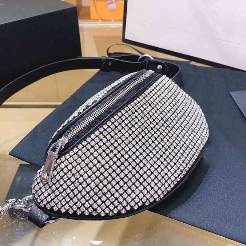 2021 chest bag pack women crystal diamond fanny pack fashion glitter belt waist bag bling fannypack crossbody chain shoulder bag purse, Multi
2021 chest bag pack women crystal diamond fanny pack fashion glitter belt waist bag bling fannypack crossbody chain shoulder bag purse, Multi