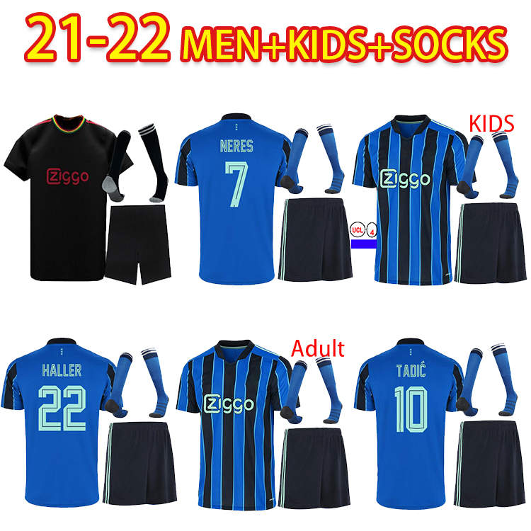 20 21 A J AX soccer jersey FC 2021 KUDUS ANTONY BLIND PROMES TADIC NERES CRUYFF men+kids kit SOCKS football shirt uniforms, Black
20 21 A J AX soccer jersey FC 2021 KUDUS ANTONY BLIND PROMES TADIC NERES CRUYFF men+kids kit SOCKS football shirt uniforms, Black