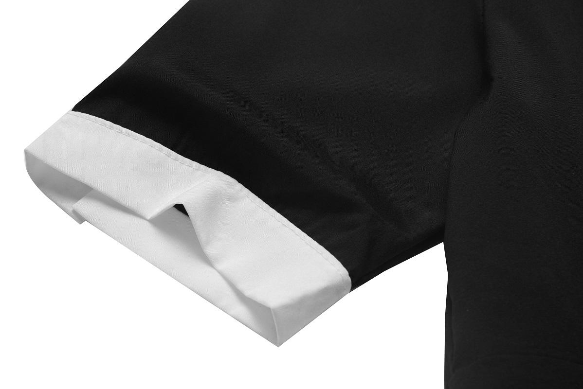 Plus Size Black Harajuku Dresses Women Moon Short Sleeve Crescent Print Collar Vintage Dress For Gothic Girl 3XL 4XL 5XL Casual