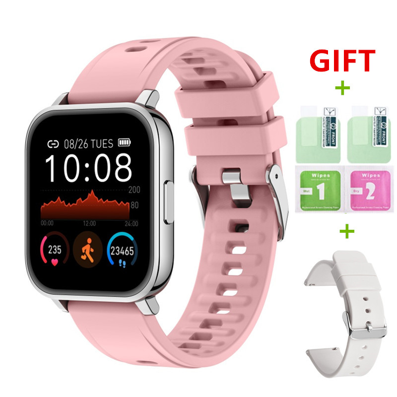 2021 New P25 Smart Watch Fitness Pedometer Health Heart Rate Sleep Tracker IP67 Waterproof Sport Watche Smartwatch for Men Womeng, Pink gift b
2021 New P25 Smart Watch Fitness Pedometer Health Heart Rate Sleep Tracker IP67 Waterproof Sport Watche Smartwatch for Men Womeng, Pink gift b