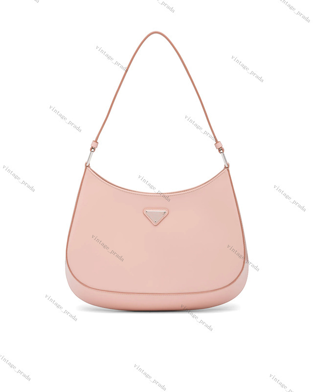 2020 Top Quality Real Leather Women's Cleo Brushed Tote Nylon Leather Luxury Designer Man Women's Shoulder Bag Hobo Crossbody Bags Handbags 20