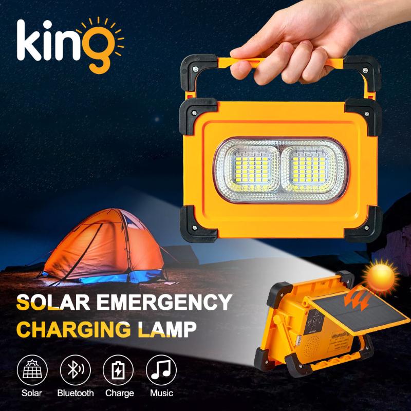Solar Lamps 80W Portable LED Side Emergency Work Light USB Rechargeable With Bluetooth Speaker 4800 Waterproof Outdoor Camping Fishing
Solar Lamps 80W Portable LED Side Emergency Work Light USB Rechargeable With Bluetooth Speaker 4800 Waterproof Outdoor Camping Fishing