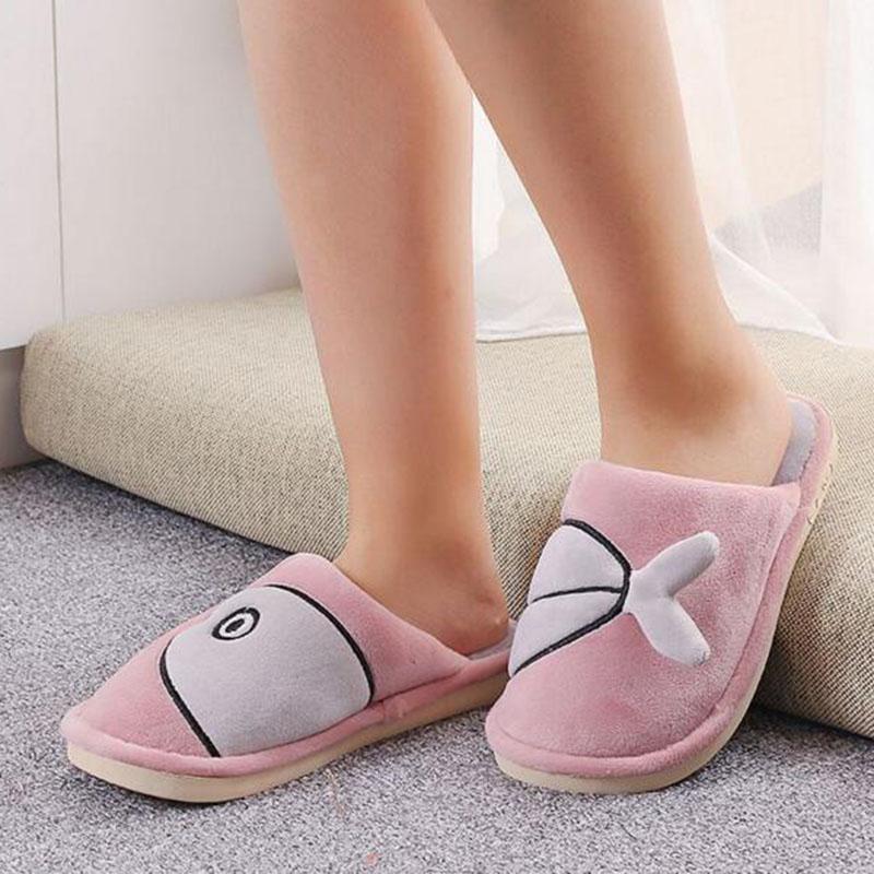 Slippers Women Shallow Design House Shoes Cartoon Cute Printed Winter Keep Warm Cotton Fabric Flats Big Size, Pink 
Slippers Women Shallow Design House Shoes Cartoon Cute Printed Winter Keep Warm Cotton Fabric Flats Big Size, Pink