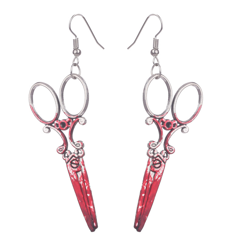 Funny Charm Halloween Horror Spooky Bloody Kitchen Knife Personality Earrings Women Geometric Hiphop rock C3
Funny Charm Halloween Horror Spooky Bloody Kitchen Knife Personality Earrings Women Geometric Hiphop rock C3