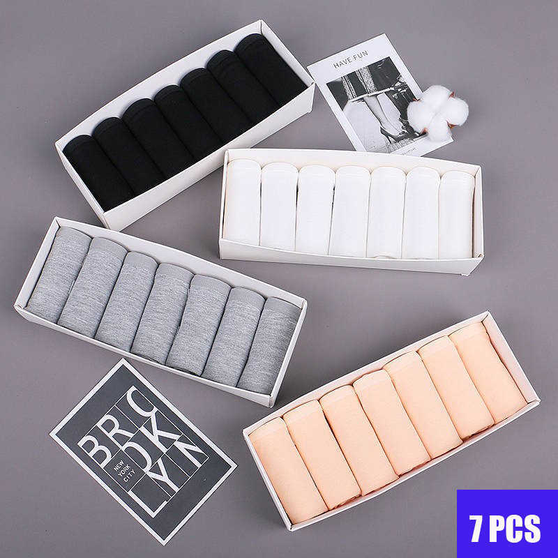 7pcs/Lot Women Panties Cotton Simplicity Briefs Female Underwear Solid Color Intimate Lingerie Underpants Girls Brifes 210720, Any color
7pcs/Lot Women Panties Cotton Simplicity Briefs Female Underwear Solid Color Intimate Lingerie Underpants Girls Brifes 210720, Any color